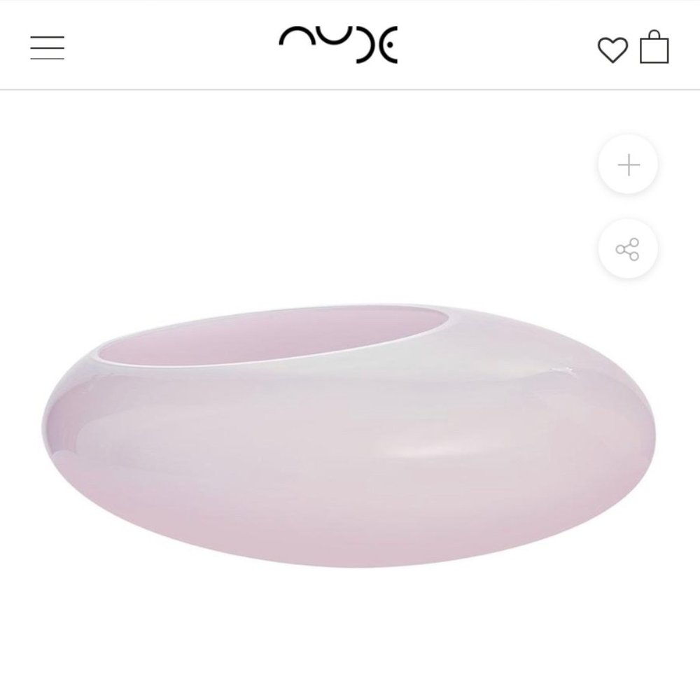 Nude brand Turkish bowl/vase (medium) Opal Pink